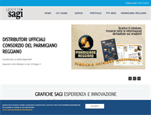 Tablet Screenshot of grafichesagi.it